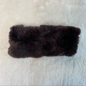 Linda Richards Fur Headband Brown